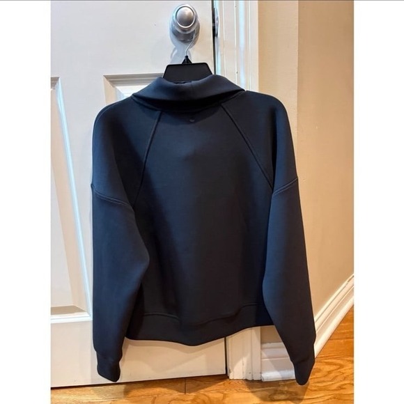 New CALIA by Carrie Underwood Soft Scuba 1/4 Zip Pullover Black Womens Size XS - Picture 6 of 9